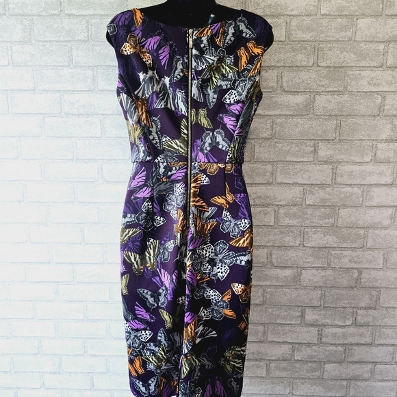 Ellen Tracy Butterfly Dress - Picture 6 of 9